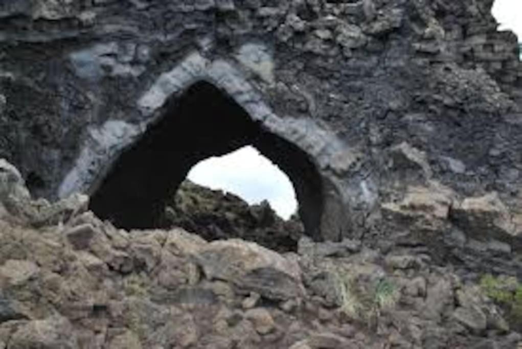 Cabin In The Lava. Near Husavik Skogar  Dış mekan fotoğraf